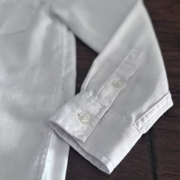 NWOT! Sovereign Code Boy’s Cotton White Button-Down Classic Dress Shirt – Size 4 - Picture 3 of 8